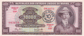 Brazil, 10 Cruzeiros Novos on 10.000 Cruzeiros, 1967, AUNC, p190a
AUNC
Estimate: USD 25 - 50