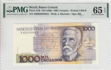 Brazil, 1.000 Cruzados, 1988, UNC, p213b
UNC
PMG 65 EPQ
Estimate: USD 25 - 50