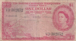 British Caribbean Territories, 1 Dollar, 1961, FINE(+), p7c
FINE(+)
Queen Elizabeth II Portrait
Estimate: USD 25 - 50