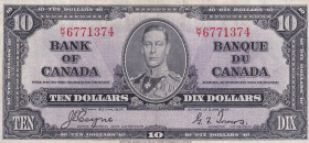 Canada, 10 Dollars, 1937, VF, p61c
VF
Estimate: USD 30 - 60