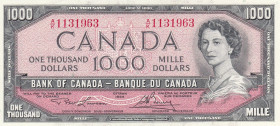 Canada, 1.000 Dollars, 1954, AUNC(+), p83d
AUNC(+)
Queen Elizabeth II Portrait
Estimate: USD 1750 - 3500