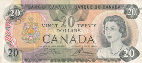 Canada, 20 Dollars, 1979, VF(+), p93b
VF(+)
Queen Elizabeth II PortraitLight stained
Estimate: USD 30 - 60