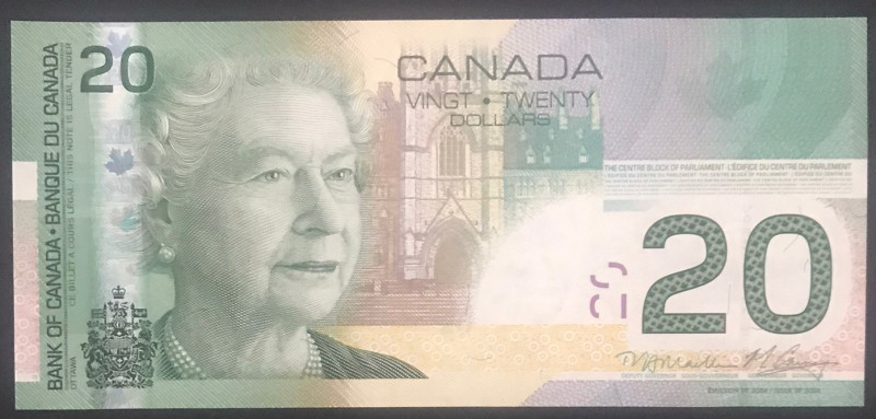 Canada, 20 Dollars, 2011, UNC, p103h
UNC
Queen Elizabeth II Portrait
Estimate...