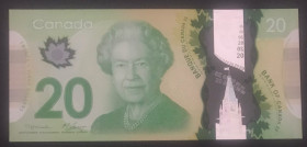 Canada, 20 Dollars, 2012, UNC, p108
UNC
Queen Elizabeth II Portrait, Polymer banknote
Estimate: USD 30 - 60
