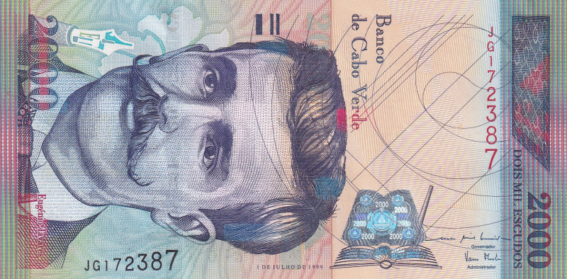 Cape Verde, 2.000 Escudos, 1999, UNC, p66a
UNC
Estimate: USD 30 - 60