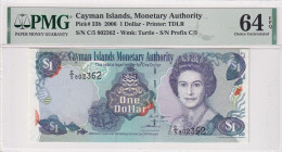 Cayman Islands, 1 Dollar, 2006, UNC, p33b
UNC
PMG 64 EPQQueen Elizabeth II Portrait
Estimate: USD 50 - 100