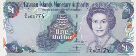 Cayman Islands, 1 Dollar, 2005/2006, UNC, p33c
UNC
Queen Elizabeth II Portrait
Estimate: USD 15 - 30