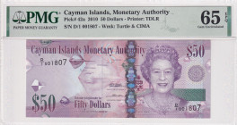 Cayman Islands, 50 Dollars, 2010, UNC, p42a
UNC
PMG 65 EPQQueen Elizabeth II Portrait
Estimate: USD 100 - 200