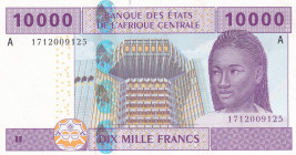 Central African States, 10.000 Francs, 2002, AUNC, p410A
AUNC
Estimate: USD 20 - 40