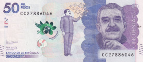 Colombia, 50.000 Pesos, 2020, AUNC(+), p462
AUNC(+)
Estimate: USD 20 - 40