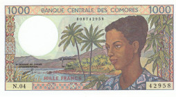 Comoros, 1.000 Francs, 1984/2004, UNC, p11b
UNC
Estimate: USD 40 - 80