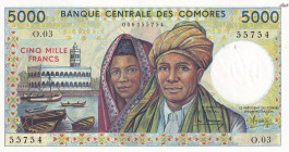 Comoros, 5.000 Francs, 1984/2005, UNC, p12a
UNC
Estimate: USD 75 - 150