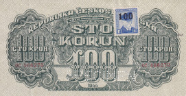 Czechoslovakia, 100 Korun, 1944, AUNC, p53a, SPECIMEN
AUNC
Estimate: USD 60 - 120