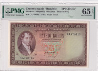 Czechoslovakia, 500 Korun, 1945, UNC, p64s, SPECIMEN
UNC
PMG 65 EPQ
Estimate: USD 100 - 200