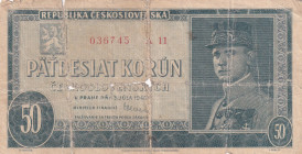 Czechoslovakia, 50 Korun, 1948, FAIR, p66
FAIR
Estimate: USD 25 - 50