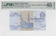 Egypt, 25 Piastres, 2007/2008, UNC, p57h
UNC
PMG 65 EPQ
Estimate: USD 35 - 70