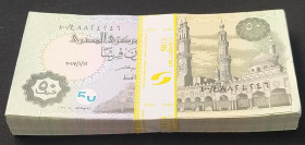 Egypt, 50 Piastres, 2017, UNC, p70, BUNDLE
UNC
(Total 100 Banknotes)
Estimate: USD 25 - 50