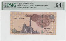 Egypt, 1 Pound, 2017, UNC, p71e
UNC
PMG 64 EPQ
Estimate: USD 35 - 70
