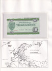 Faeroe Islands, 10 Kronur, 1949/1974, UNC, p16a, FOLDER
UNC
Estimate: USD 20 - 40