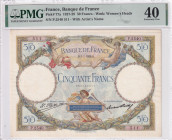 France, 50 Francs, 1928, XF, p77a
XF
PMG 40
Estimate: USD 350 - 700