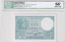 France, 10 Francs, 1941, UNC, p84
UNC
ICG 66
Estimate: USD 60 - 120