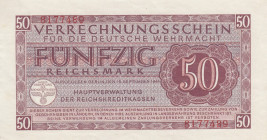 Germany, 50 Reichsmark, 1944, AUNC, pM41
AUNC
Millitary banknote
Estimate: USD 40 - 80