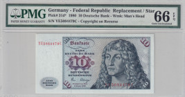 Germany, 10 Deutsche Mark, 1980, UNC, p31d
UNC
PMG 66 EPQ
Estimate: USD 150 - 300