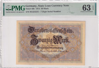 Germany, 20 Mark, 1914, UNC, p48b
UNC
PMG 63 EPQ
Estimate: USD 75 - 150