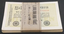 Germany, 10 Millionen Mark, 1923, UNC, p106a, BUNDLE
UNC
(Total 100 Banknotes)Light stained
Estimate: USD 30 - 60