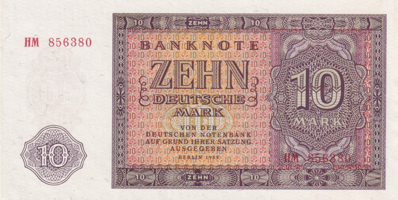 Germany - Democratic Republic, 10 Deutsche Mark, 1955, UNC, p18
UNC
Estimate: ...