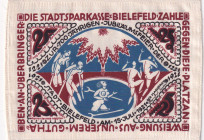 Germany, notgeld, 25 Mark, 1921, UNC, SILK BANKNOTE
UNC
Estimate: USD 50 - 100