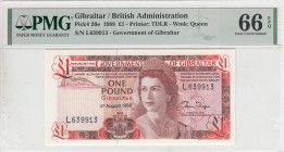 Gibraltar, 1 Pound, 1988, UNC, p20e
UNC
PMG 66 EPQQueen Elizabeth II Portrait
Estimate: USD 200 - 400