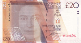 Gibraltar, 20 Pounds, 2011, UNC, p37
UNC
Queen Elizabeth II Portrait
Estimate: USD 50 - 100