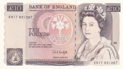 Great Britain, 10 Pounds, 1971/1993, AUNC(+), p379f
AUNC(+)
Queen Elizabeth II Portrait
Estimate: USD 125 - 250