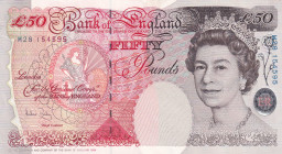 Great Britain, 50 Pounds, 1994, UNC(-), p388c
UNC(-)
Queen Elizabeth II PortraitLight handling
Estimate: USD 60 - 120