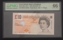 Great Britain, 10 Pounds, 2015, UNC, p389e
UNC
PMG 66 EPQ
Estimate: USD 60 - 120