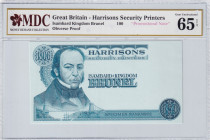 Great Britain, 100 Pounds, UNC, PROOF
UNC
MDC 65 GPQHarrisons Security Printers-Promotional Note
Estimate: USD 50 - 100