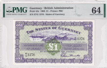 Guernsey, 1 Pound, 1966, UNC, p43c
UNC
PMG 64
Estimate: USD 250 - 500