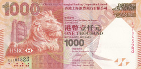 Hong Kong, 1.000 Dollars, 2013, UNC, p216c
UNC
Estimate: USD 150 - 300