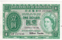 Hong Kong, 1 Dollar, 1959, XF(+), p324Ab
XF(+)
Queen Elizabeth II Portrait
Estimate: USD 15 - 30