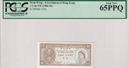 Hong Kong, 1 Cent, 1986/1992, UNC, p325d
UNC
PCGS 65 PPQQueen Elizabeth II Portrait
Estimate: USD 20 - 40