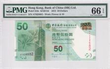 Hong Kong, 50 Dollars, 2013, UNC, p342c
UNC
PMG 66 EPQ
Estimate: USD 25 - 50