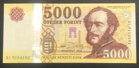 Hungary, 5.000 Forint, 2016, UNC, p205a
UNC
Estimate: USD 25 - 50
