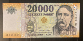 Hungary, 20.000 Forint, 2016, AUNC(+), p207b
AUNC(+)
Estimate: USD 50 - 100