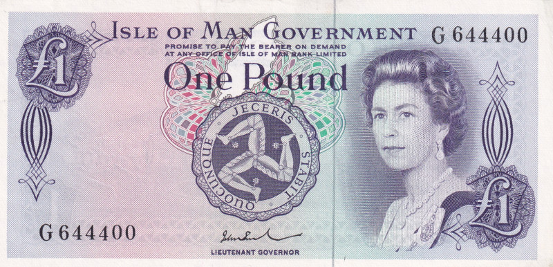 Isle of Man, 1 Pound, 1976, UNC, p29d
UNC
Queen Elizabeth II Portrait
Estimat...