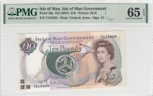 Isle of Man, 10 Pounds, 2007, UNC, p46a
UNC
PMG 65 EPQQueen Elizabeth II Portrait
Estimate: USD 40 - 80