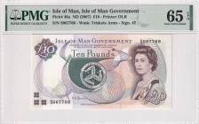 Isle of Man, 10 Pounds, 2007, UNC, p46a
UNC
PMG 65 EPQQueen Elizabeth II Portrait
Estimate: USD 75 - 150