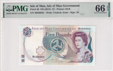 Isle of Man, 5 Pounds, 2015, UNC, p48
UNC
PMG 66 EPQQueen Elizabeth II Portrait
Estimate: USD 50 - 100