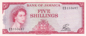 Jamaica, 5 Shillings, 1960, AUNC, p49
AUNC
Queen Elizabeth II Portrait
Estimate: USD 100 - 200
