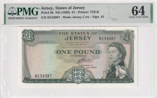 Jersey, 1 Pound, 1963, UNC, p8b
UNC
PMG 64
Estimate: USD 100 - 200